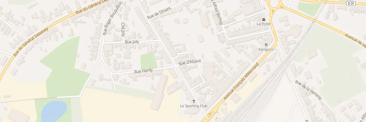 Plan du 71 Rue d’Alsace à Hirson