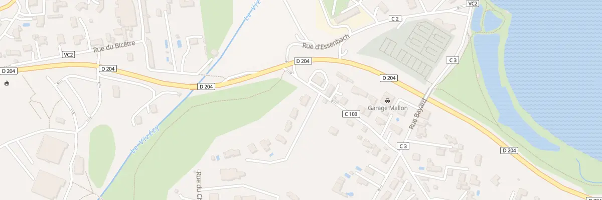 Plan du 2 All du Bief à Savigneux
