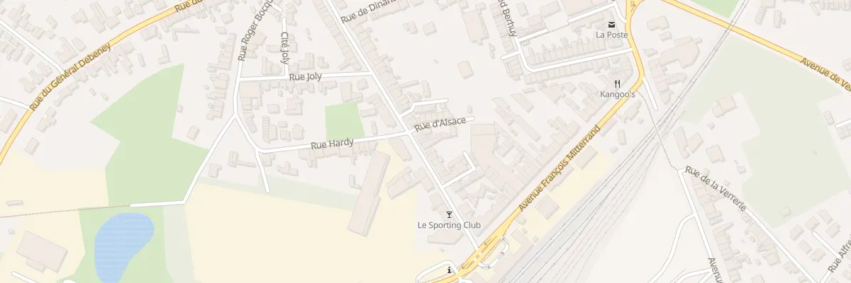 Plan du 93 Rue d’Alsace à Hirson