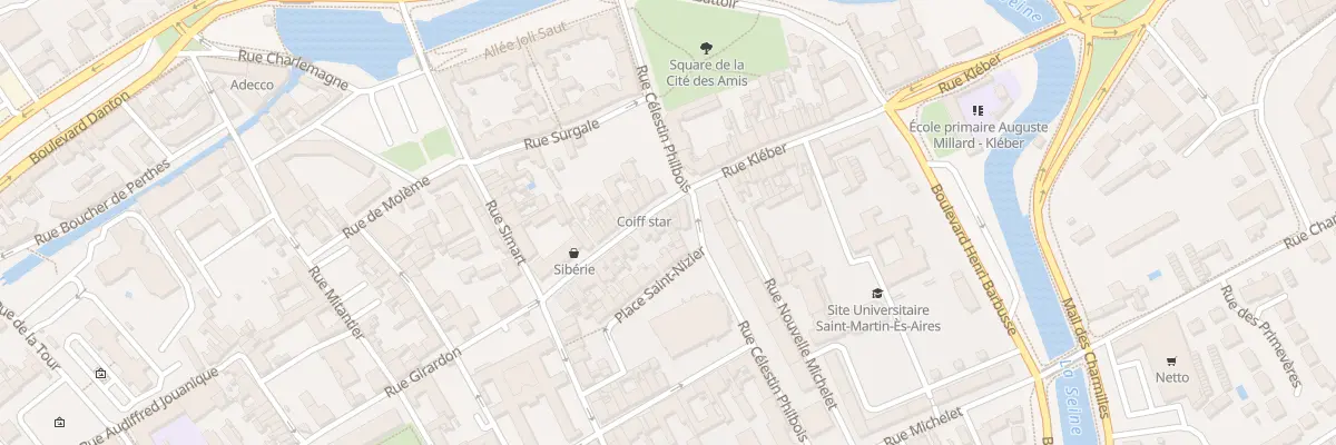 Plan du 28 Rue Kleber à Troyes