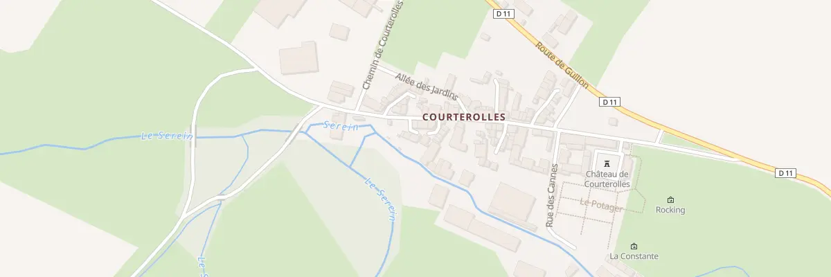 Plan du 29 Rue Grande Rue de Courterolles à Guillon-Terre-Plaine