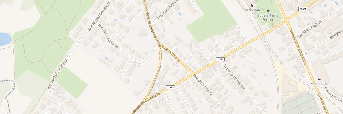 Plan du 4 Rue de la Liberté au Coteau