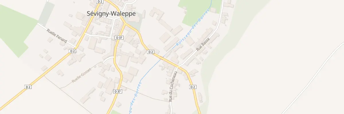 Plan du 5 Rue du Chateau à Sévigny-Waleppe