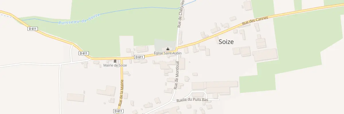 Plan du 2 Rue de Montloué à Soize
