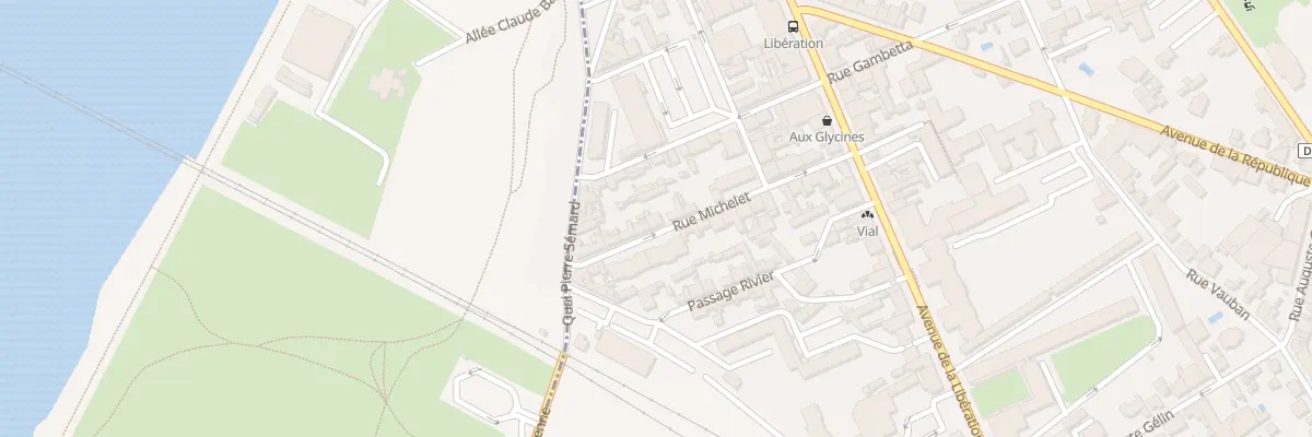 Plan du 12 Rue Michelet au Coteau