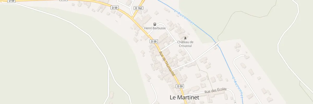 Plan du 984 Rue de l’Humanité au Martinet