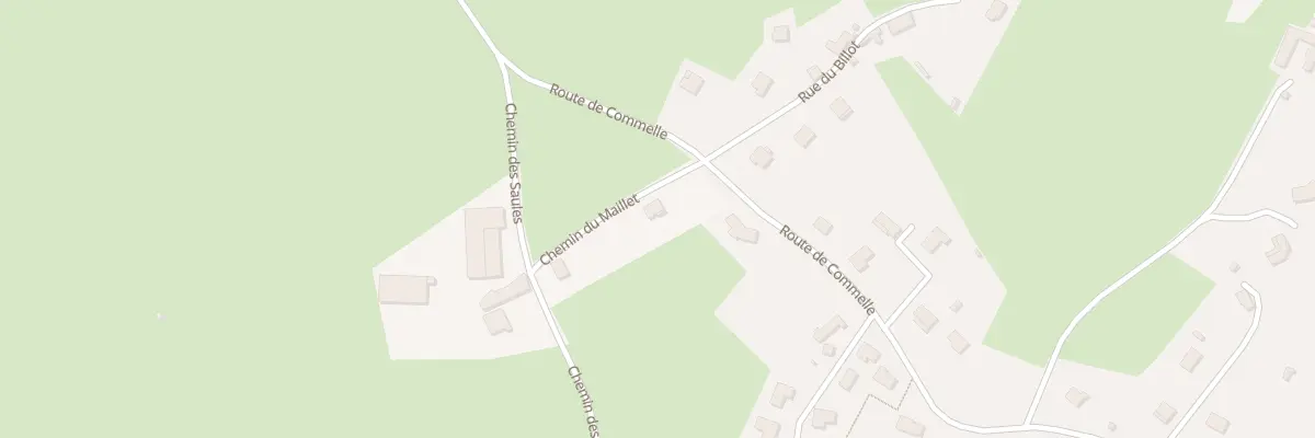 Plan du 1 Che du Maillet à Saint-Cyr-de-Favières