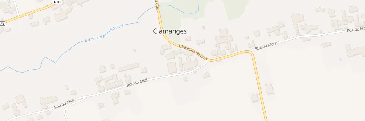 Plan du 10 Vc du Gué à Clamanges