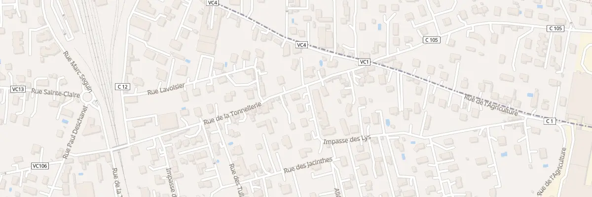 Plan du 2 Imp des Lys à Montbrison