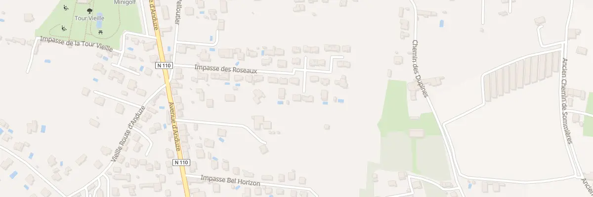 Plan du 24 Imp des Roseaux à Alès
