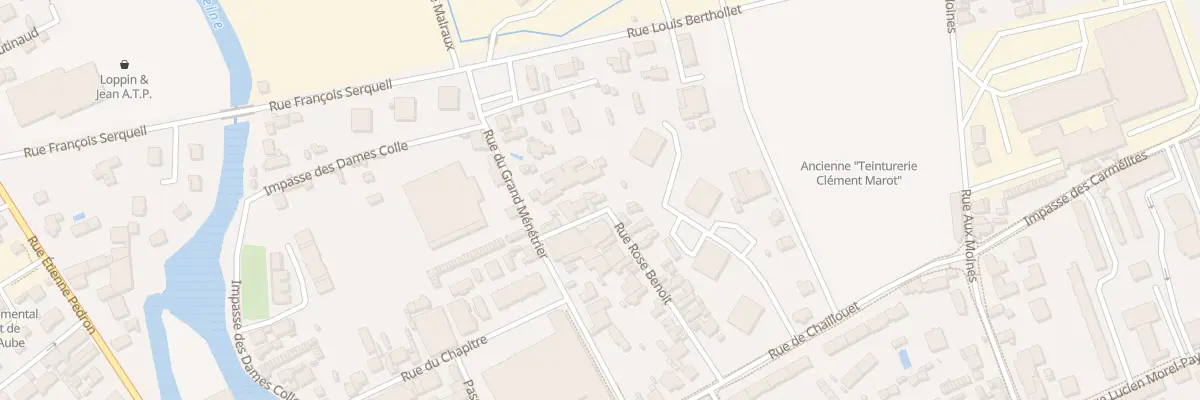 Plan du 18 Rue Rose Benoit à Troyes