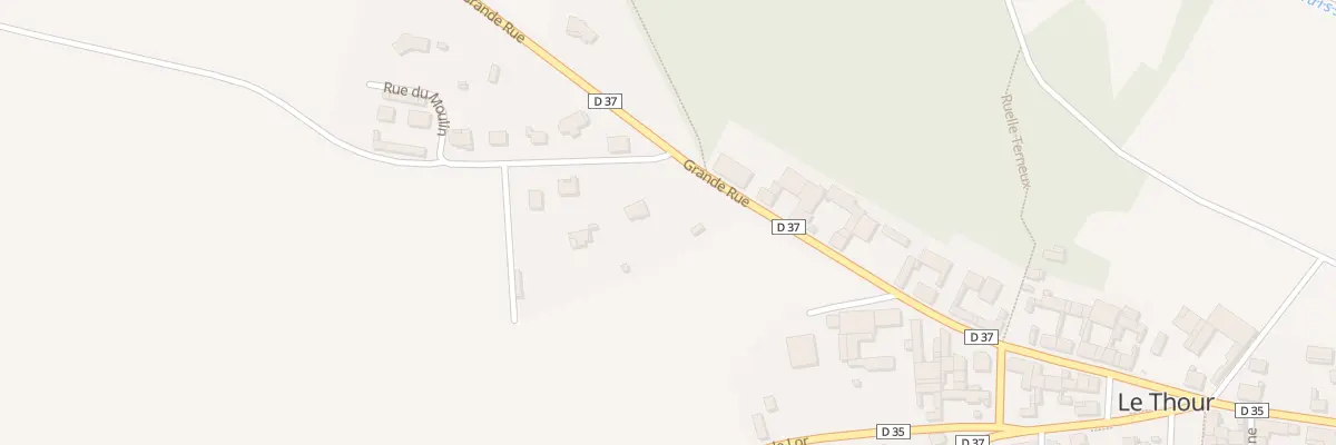 Plan du 1 Rue du Moulin au Thour