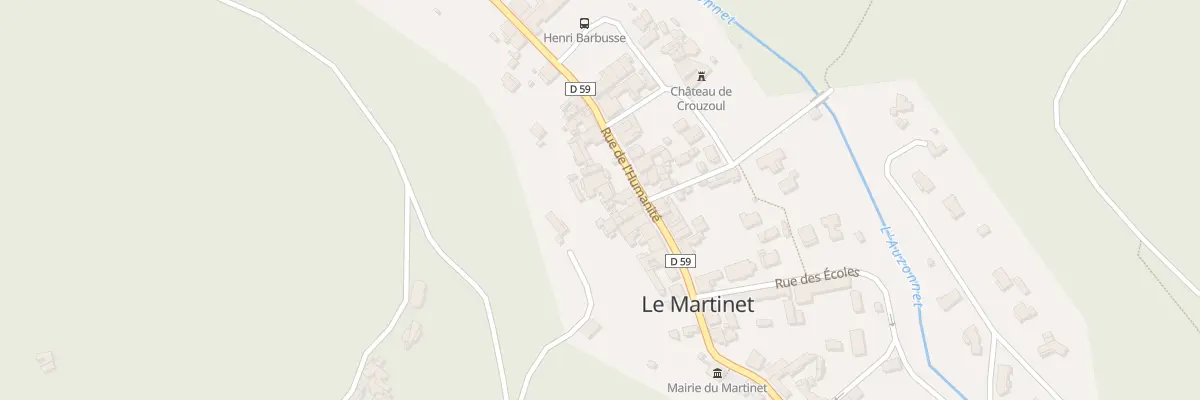 Plan du 925 Rue de l’Humanité au Martinet