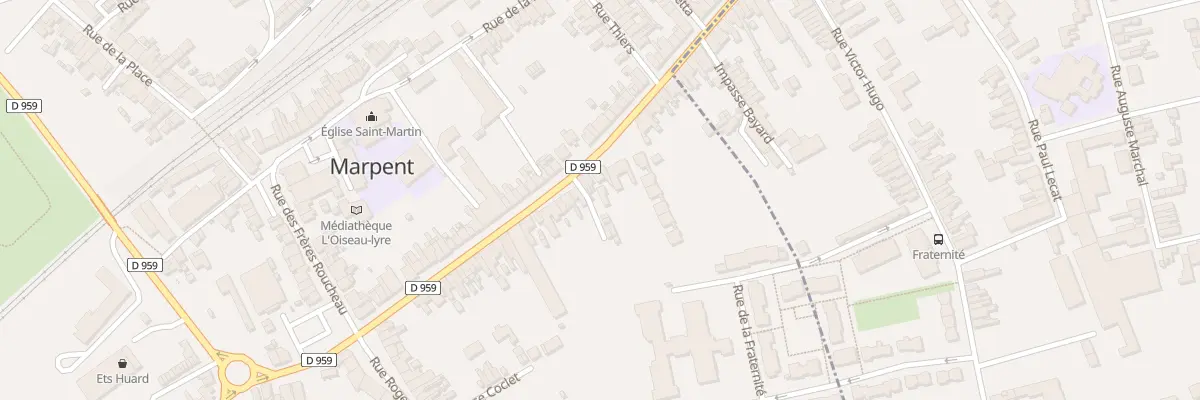 Plan du 52 Rue de la République à Marpent