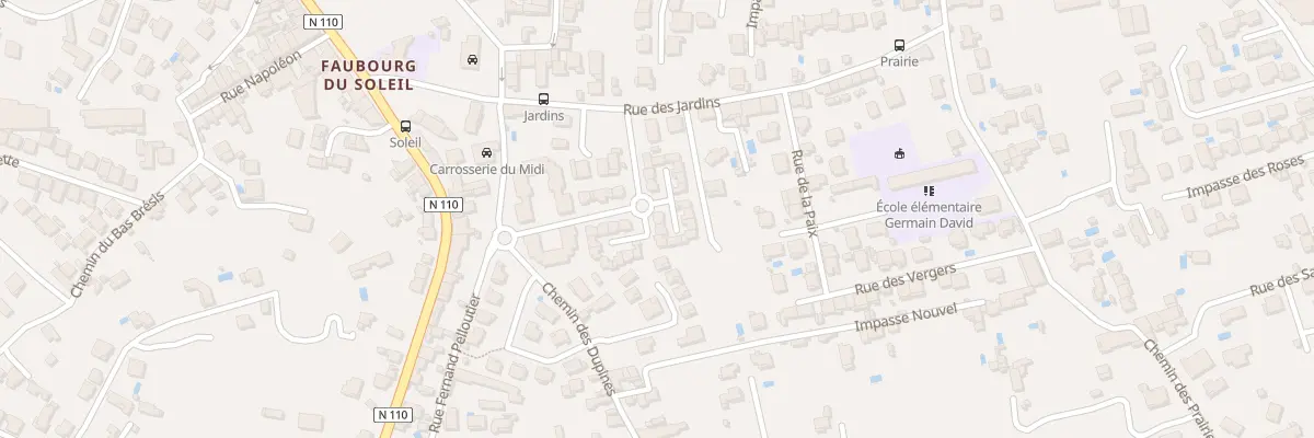 Plan du 24 Rue de la Pouzarenque à Alès