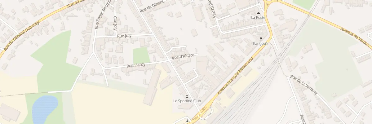 Plan du 83 Rue d’Alsace à Hirson