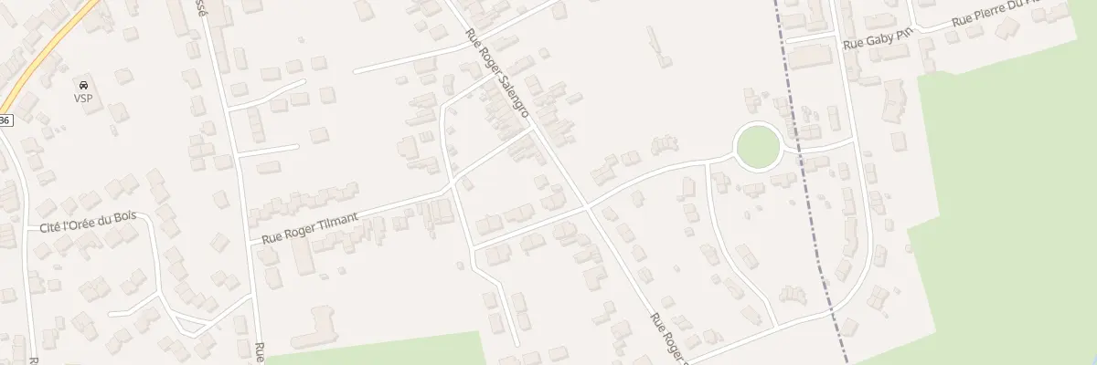 Plan du 50 Rue Roger Salengro à Marpent
