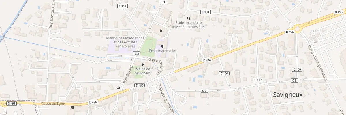 Plan du 51B Rue de Lyon à Savigneux