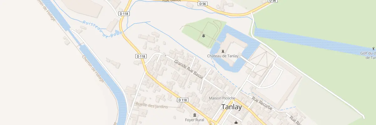 Plan du 26 Gr Grande Rue Basse à Tanlay