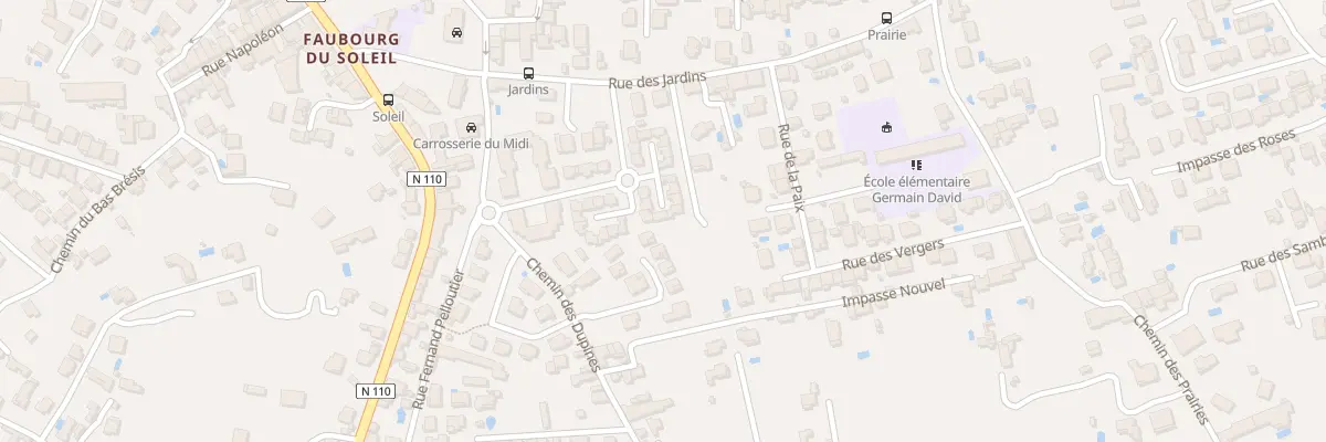 Plan du 30 Rue de la Pouzarenque à Alès