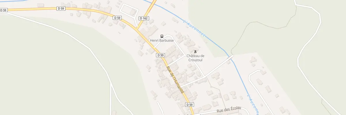 Plan du 76 Rle du Chateau au Martinet