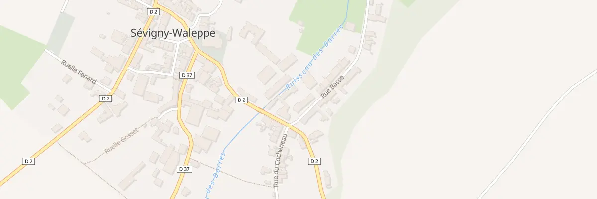 Plan du 1 Rue Basse à Sévigny-Waleppe