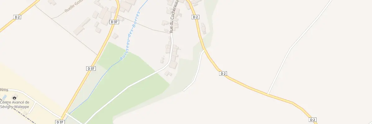 Plan du 15 Rue du Cocheneau à Sévigny-Waleppe