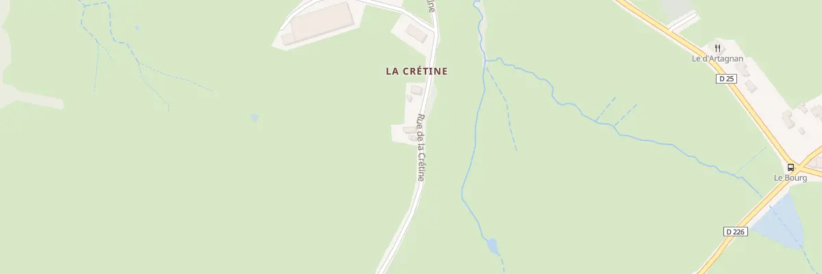 Plan du 5084 La Cretine à Clessy