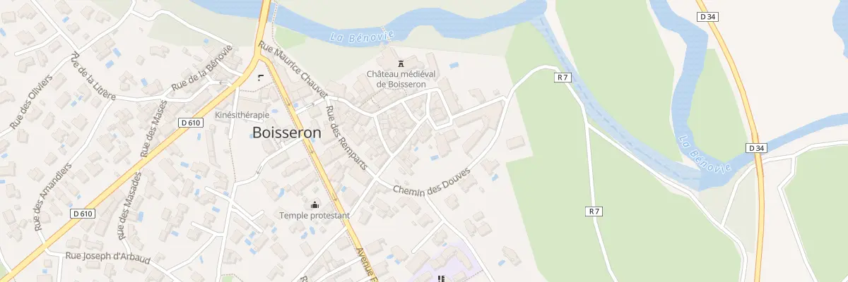 Plan du 70 Rue du Château à Boisseron