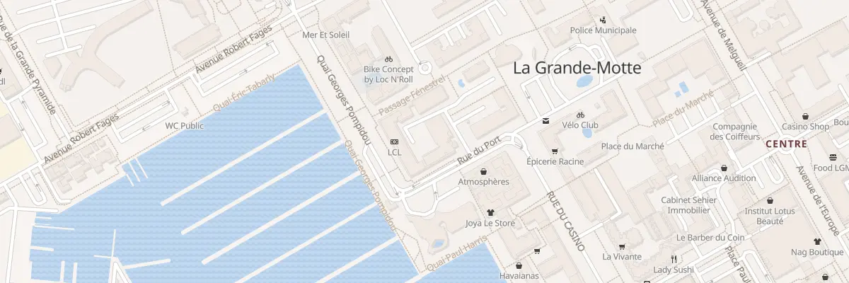 Plan du 42 Quai Georges Pompidou à Montpellier