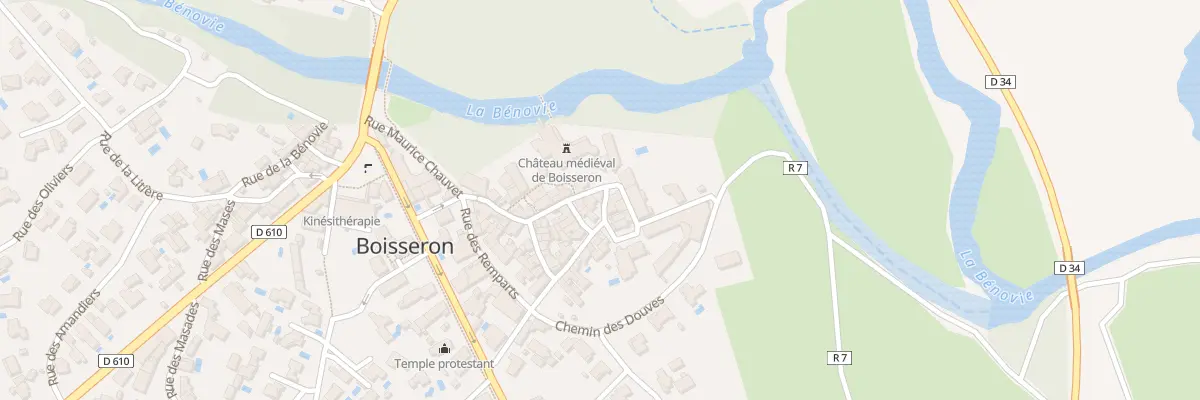 Plan du 99 Rue du Château à Boisseron