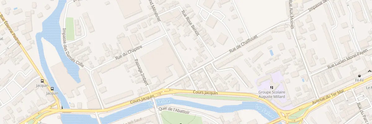 Plan du 5 Rue de Chaillouet à Troyes