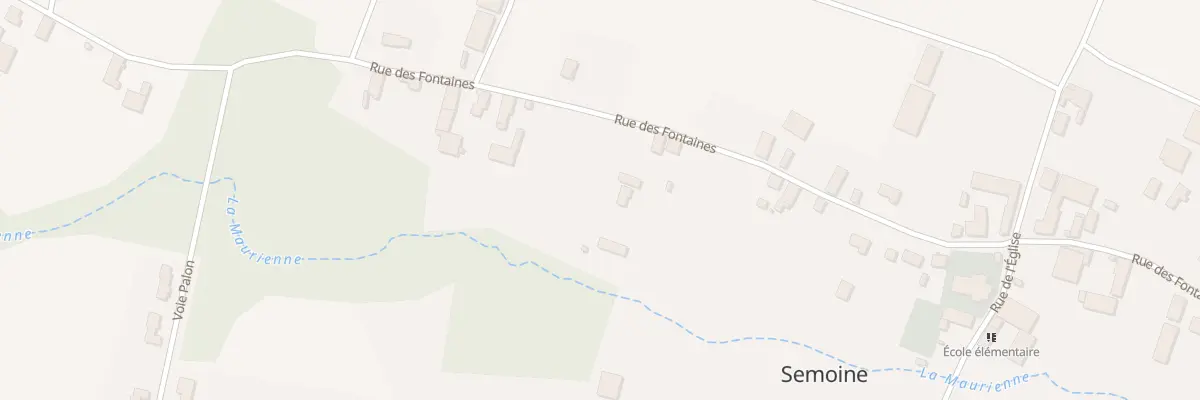 Plan du 29 Rue des Fontaines à Semoine
