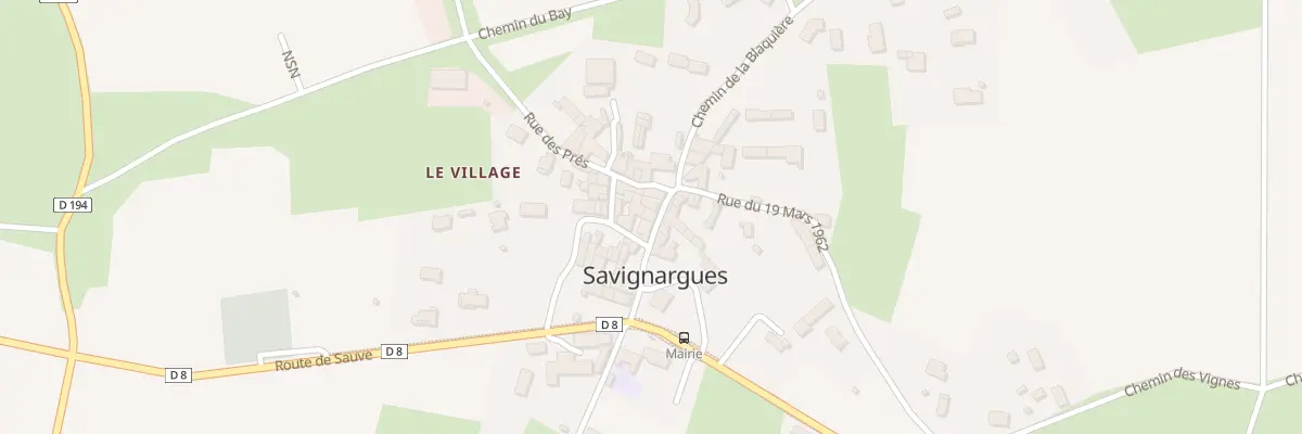 Plan du 83 Rue des Vins à Savignargues