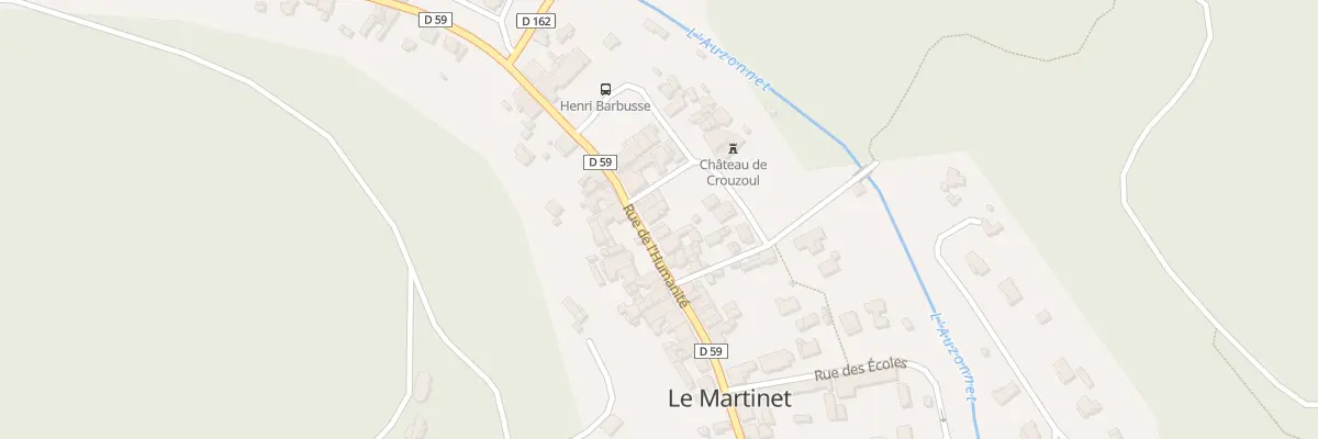 Plan du 952 Rue de l’Humanité au Martinet