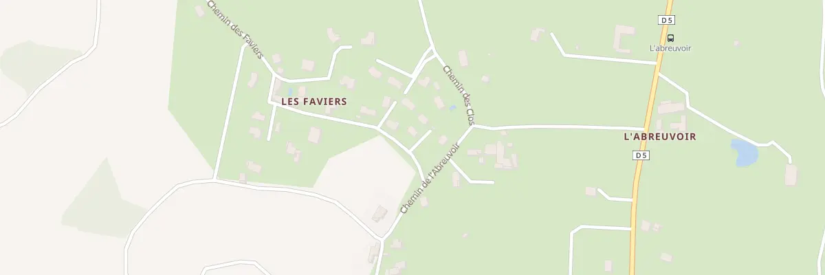 Plan du 25 Che des Faviers à Saint-Georges-Haute-Ville