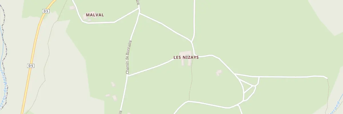 Plan du 338 Che de Bonnaire à Saint-Georges-Haute-Ville