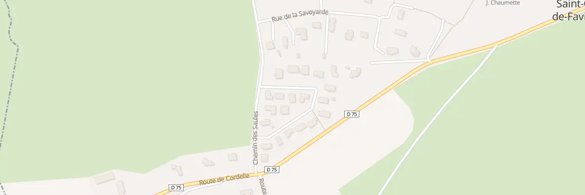 Plan du 9 All des Saules à Saint-Cyr-de-Favières