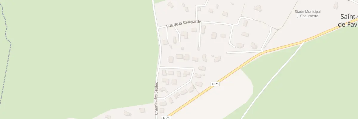 Plan du 26 All des Saules à Saint-Cyr-de-Favières