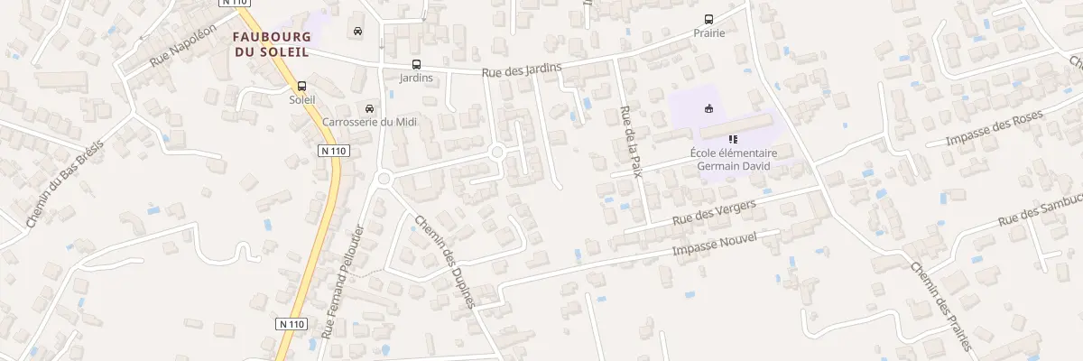 Plan du 32 Rue de la Pouzarenque à Alès