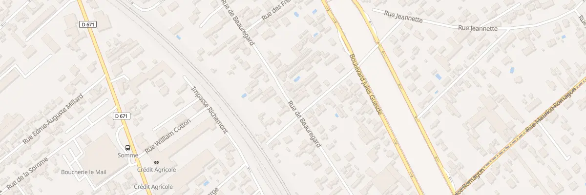 Plan du 59 Rue de Beauregard à Troyes