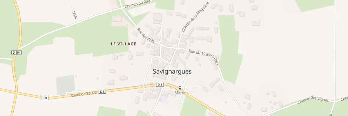 Plan du 78 Rue des Vins à Savignargues