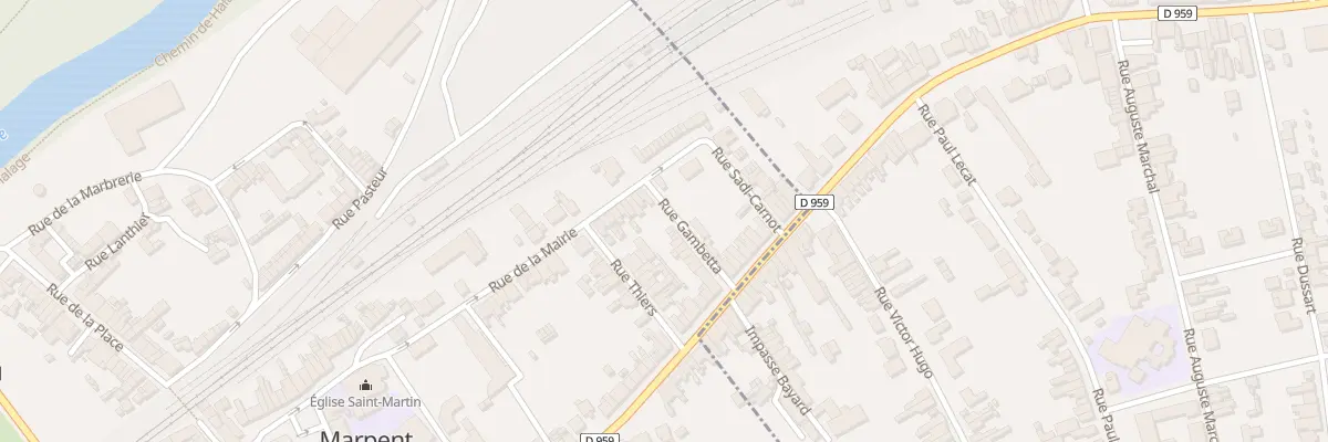 Plan du 48 Rue de la Mairie à Marpent