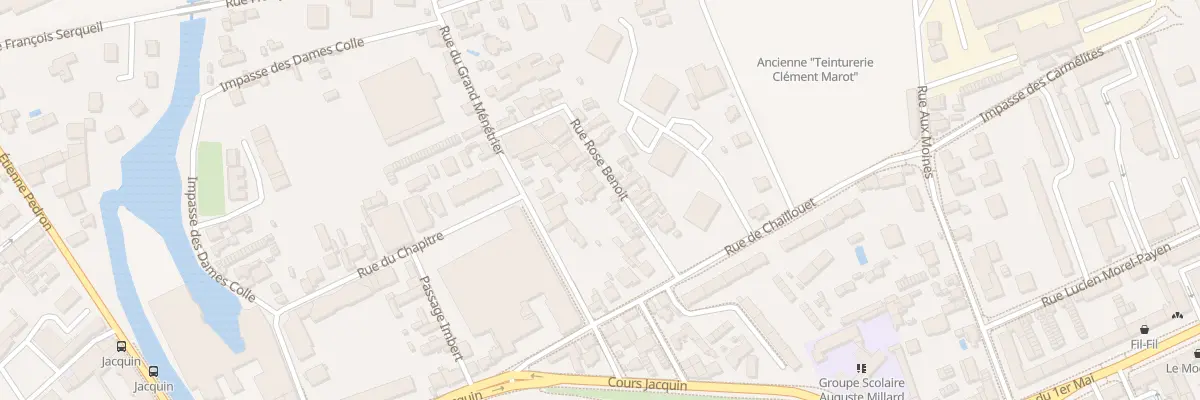 Plan du 9 Rue Rose Benoit à Troyes
