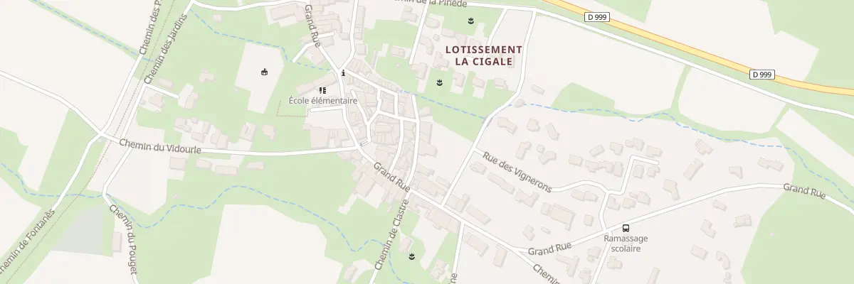 Plan du 12 Rue du Porche à Vic-le-Fesq