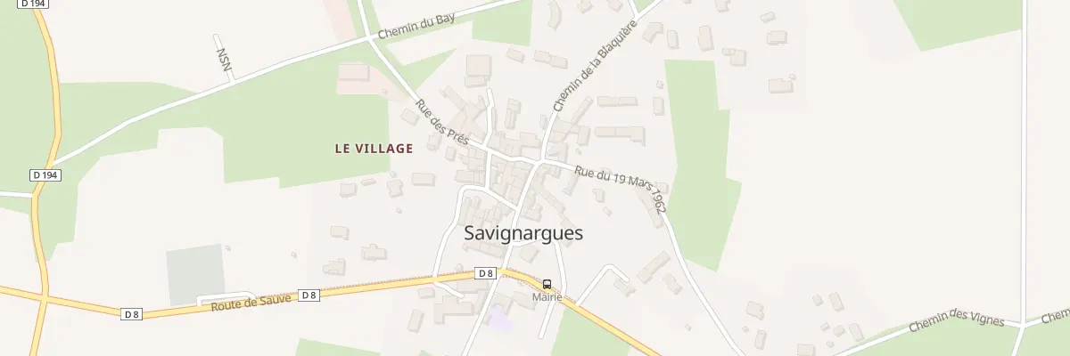 Plan du 108 Rue des Vins à Savignargues