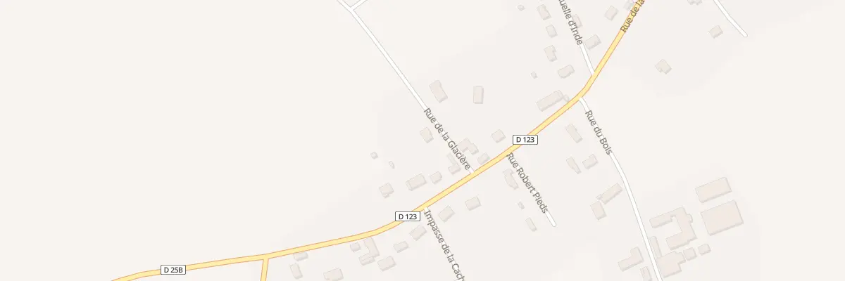 Plan du 1 Rue de la Glacière à Villemereuil