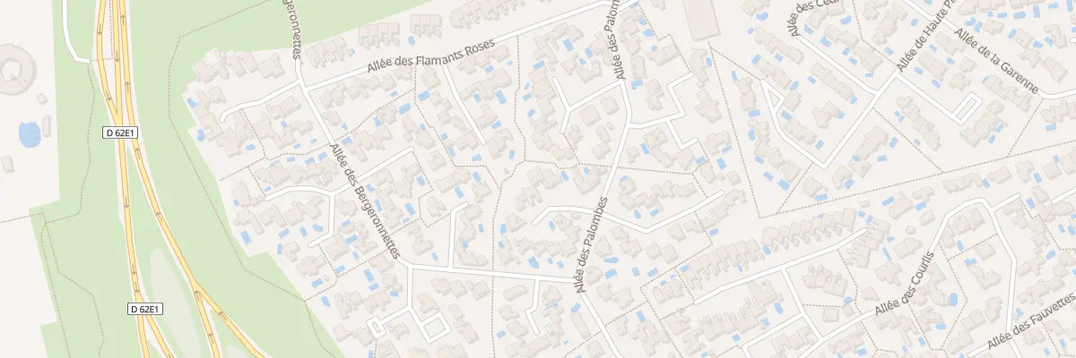 Plan du 47 All des Palombes à La Grande-Motte
