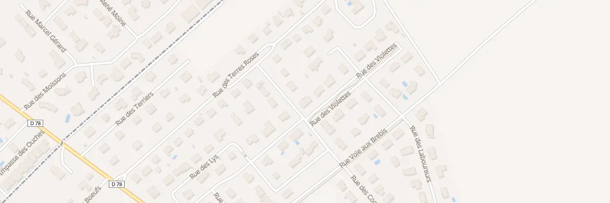 Plan du 1 Rue des Violettes à Lavau