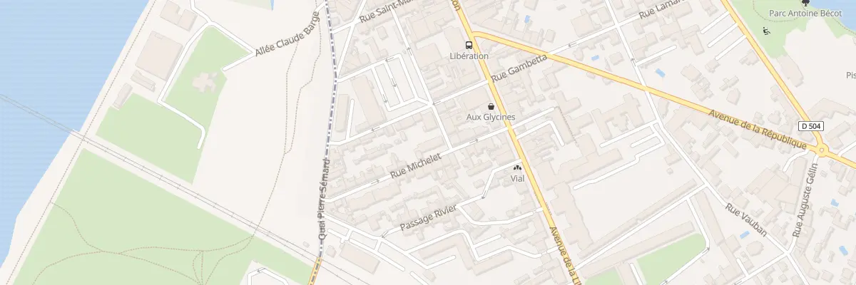 Plan du 6 Rue Michelet au Coteau